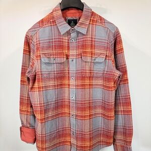 Prana flannel small multi color